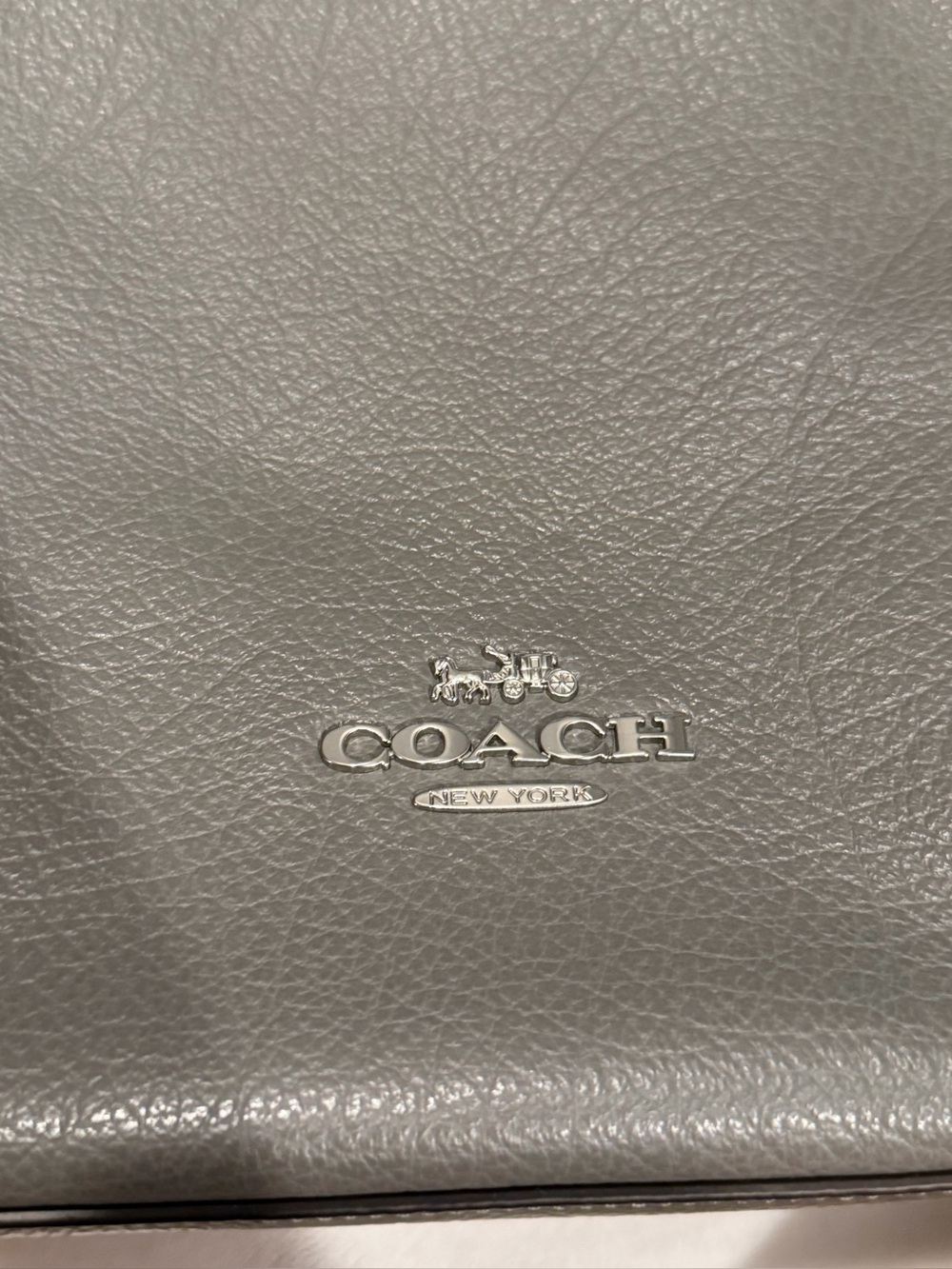 Coach F79995 Marlon Hobo Heather Gray Leather/Suede 2/Way Shoulder Bag - Picture 12 of 15